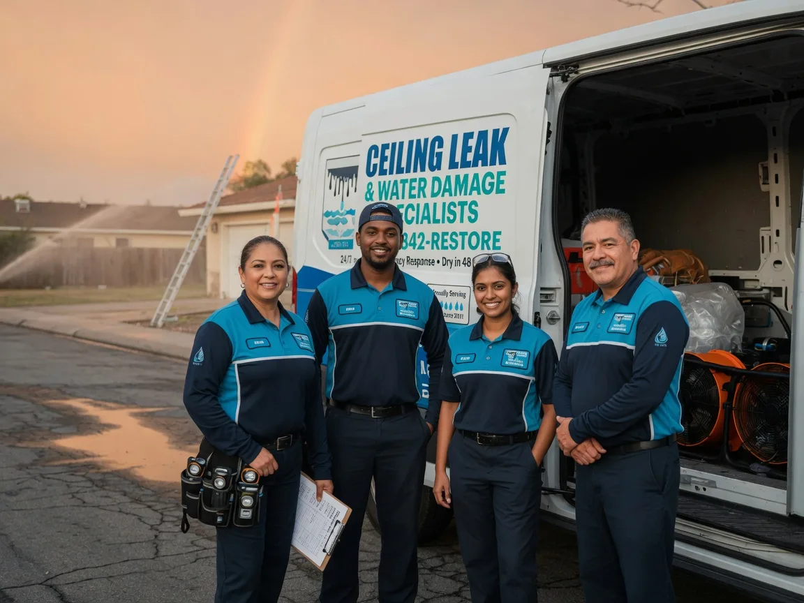 Ceiling Leak Cleanup company in Townsville, NC